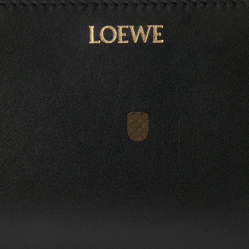 LOEWE KNOT COMPACT WALLET IN SHINY NAPPA CALFSKIN CEM1NCWX01 (11.4*8.5*3cm)